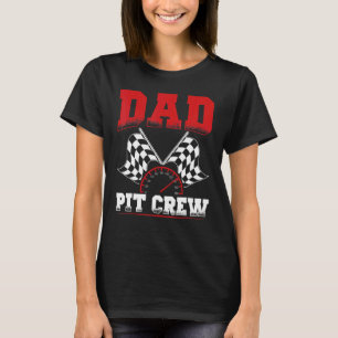 Pap Pit Crew Hosting Car Race Birthday Party T-shirt