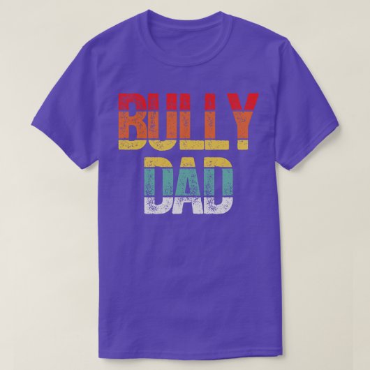 Pap Pitbull Dog Dad T-shirt (Design voorkant)