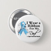 Pap Prostate Cancer Ribbon Ronde Button 5,7 Cm (Voorkant /achterkant)