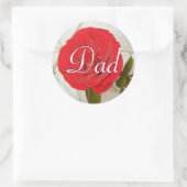 Pap Red Rose Sticker (Tas)