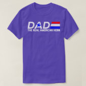 Pap Red White en Blue The Real American Hero T T-shirt (Design voorkant)