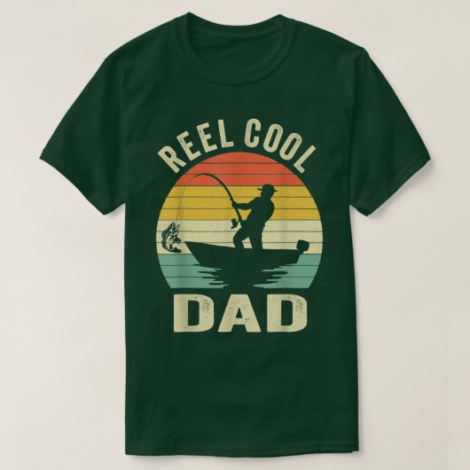 Pap Reel CoolFishing Dad Day Gift 1532 T-shirt (Design voorkant)