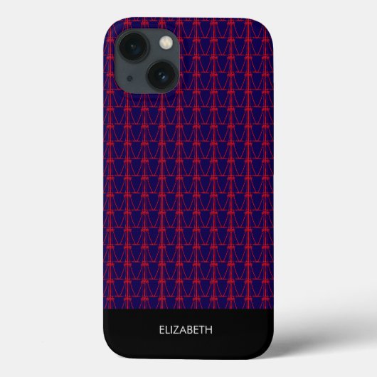 Pap, rode kokospalmen Case-Mate iPhone case (Achterkant)