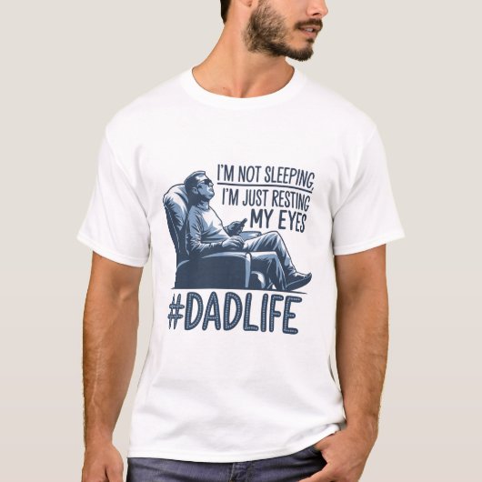Pap rust ogen grappig citaat cadeau t-shirt (Voorkant)