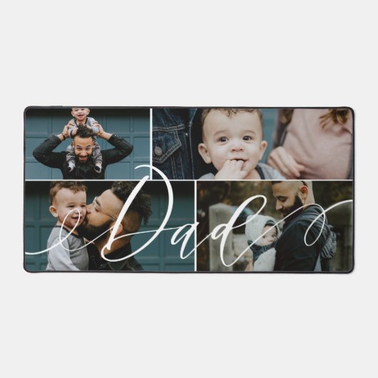 Pap Script | Happy Fathers Day 4 Photo Collage Bureaumat (Voorkant)
