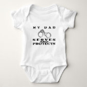 Pap Serves Beschermt - Pet Romper (Voorkant)