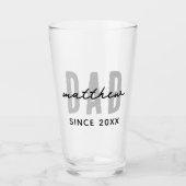 Pap Sinds 20XX Modern Eenvoudig Preppy Glas (Voorkant)