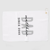 Pap Sinds 20XX Modern Eenvoudig Preppy Golfhanddoek (Horizontaal)