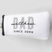 Pap Sinds 20XX Modern Eenvoudig Preppy Golfheadcover (Voorkant)