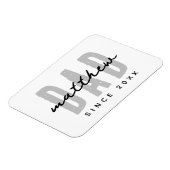 Pap Sinds 20XX Modern Eenvoudig Preppy Magneet (Linkerzijde)