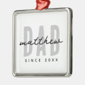 Pap Sinds 20XX Modern Eenvoudig Preppy Metalen Ornament (Links)