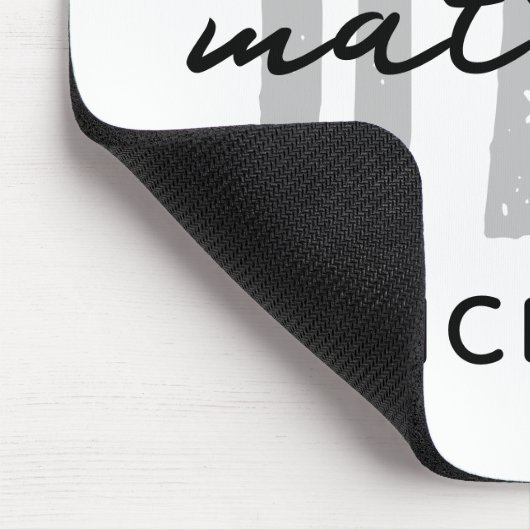 Pap Sinds 20XX Modern Eenvoudig Preppy Muismat (Hoek)