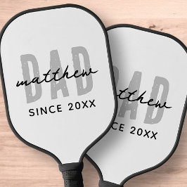 Pap Sinds 20XX Modern Eenvoudig Preppy Pickleball Paddle