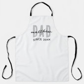 Pap Sinds 20XX Modern Eenvoudig Preppy Schort (Voorkant)