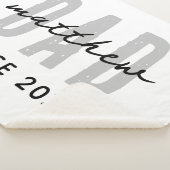 Pap Sinds 20XX Modern Eenvoudig Preppy Sherpa Deken (3/4)