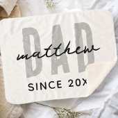 Pap Sinds 20XX Modern Eenvoudig Preppy Sherpa Deken