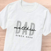 Pap Sinds 20XX Modern Eenvoudig Preppy T-shirt