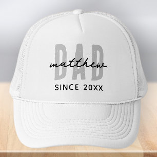 Pap Sinds 20XX Modern Eenvoudig Preppy Trucker Pet