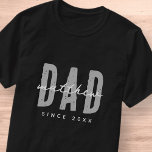 Pap Sinds 20XX Modern Elegant Eenvoudig T-shirt<br><div class="desc">Dit eenvoudige en moderne ontwerp bestaat uit san serif typografie.</div>