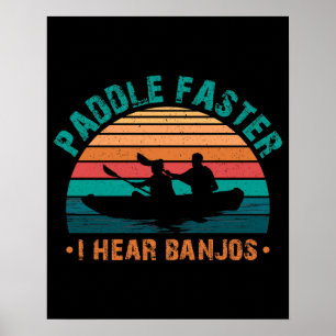 Pap sneller ik hoor banjos poster