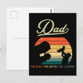 Pap Son Daughter Gezegde Father Day Briefkaart (Voorkant / Achterkant)