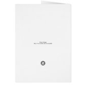 Pap Superheld Abstract Dictionary Birthday Kaart (Achterkant)