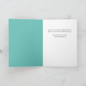 Pap Superheld Cartoon Speech Bubble Fathers day Ca Kaart (Binnen)