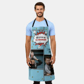 Pap Superheld Comic Speech Bubble 2 Foto Schort (Gedragen)