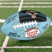 Pap Superheld Comic Speech Bubble Foto American Football