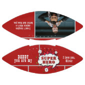 Pap Superheld Comic Speech Bubble Foto Red American Football (Panelen)