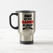 Pap tegen dag Gamer bij nacht Reisbeker (Links)