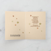 Pap, Thanksgiving zegent Stippen op Brown Feestdagen Kaart (Binnen)