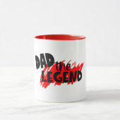 Pap The Legend Coffee Mok - Vaderdag Gift! (Midden)