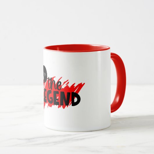 Pap The Legend Coffee Mok - Vaderdag Gift! (Voorkant rechts)