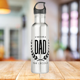 Pap The Legend Quote Vaderdag Typografie Waterfles