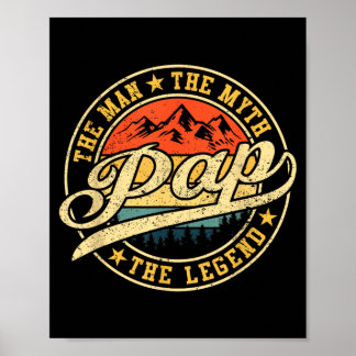 Pap The One And Only The Legende T-shirt Grappig Poster