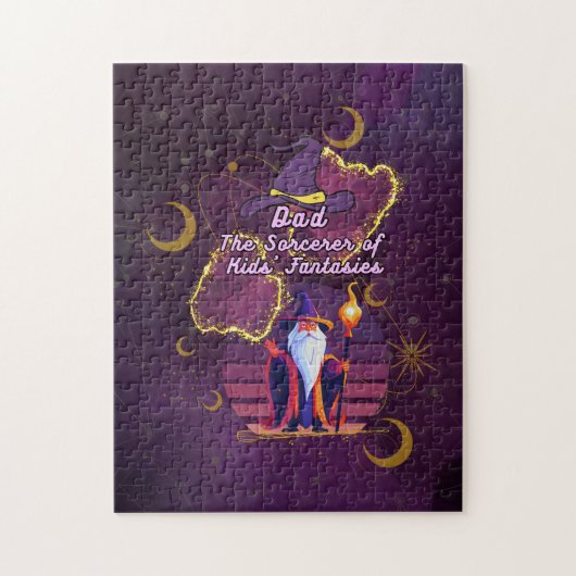 Pap, tovenaar legpuzzel (Verticaal)