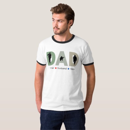 Pap Vader Echtgenoot Hero Shirt Vaders dag Gift (Voorkant volledig)