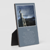 Pap Vader Memorial Nautical Remembrance Poem Fotoplaat (Zijkant)