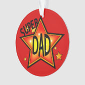 Pap vader Super Star kerstversiering 2 Ornament (voorkant)