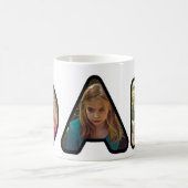 Pap Vaderdag Black Photo Collage Koffiemok (Center)