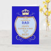 Pap Vaderdag met Shield Kaart (Gele Bloem)
