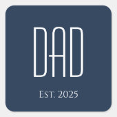 Pap Vaderdag Square Sticker (Voorkant)