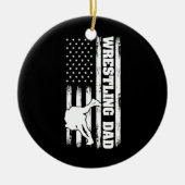 Pap Vaderdag voor rusteling pap Papa Keramisch Ornament (Voorkant)