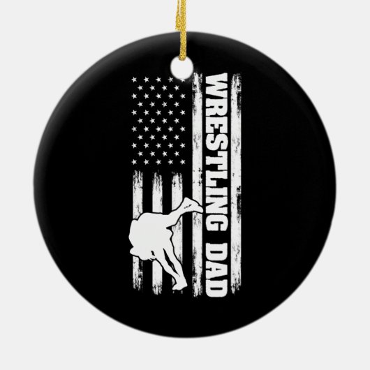 Pap Vaderdag voor rusteling pap Papa Keramisch Ornament (Achterkant)