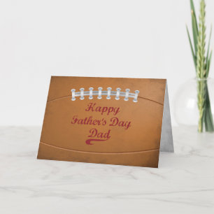 Pap Vader's Day Large Grunge Football for Sports Kaart