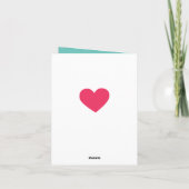 Pap Valentijnsdag Elephants Feestdagen Kaart (Achterkant)