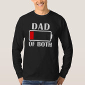 Pap van beide laagopgeleide papa t-shirt (Voorkant)