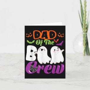Pap van Boo Halloween Crew Kostuum Boo Ghost Lover Kaart