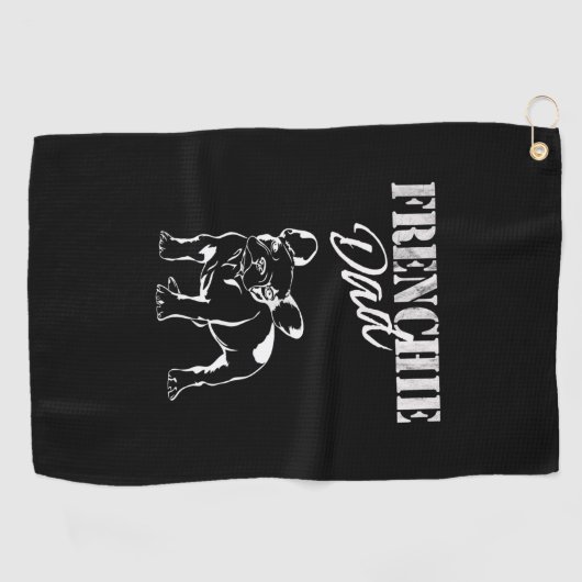 Pap van Cute Frenchie Funny French Bulldog Lovers Golfhanddoek (Horizontaal)